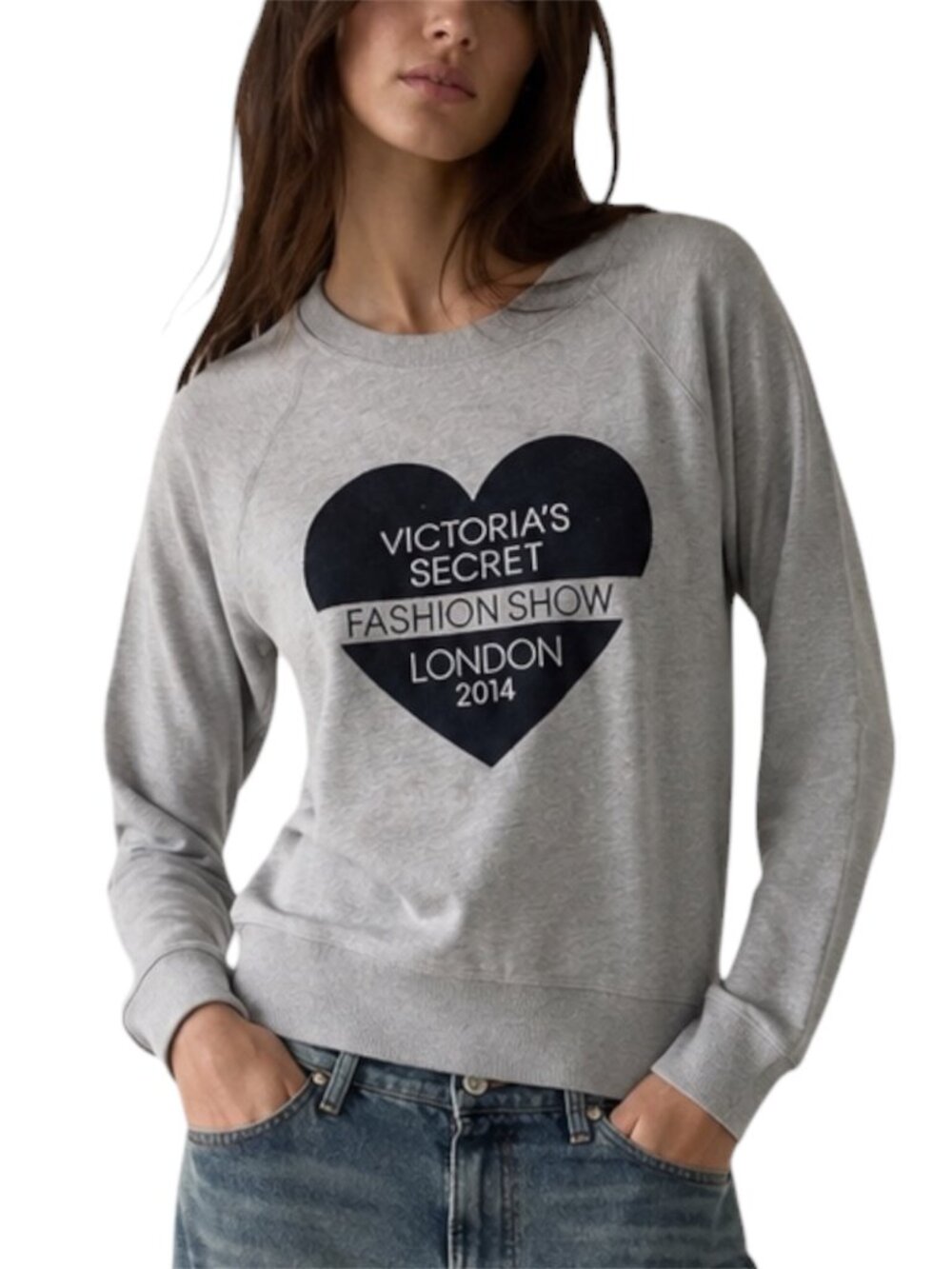 Size S Victoria's Secret Gray Fashion Show London 2014 Sweatshirt